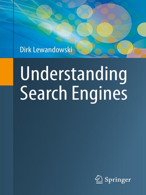 Cover image for Understanding Search Engines
